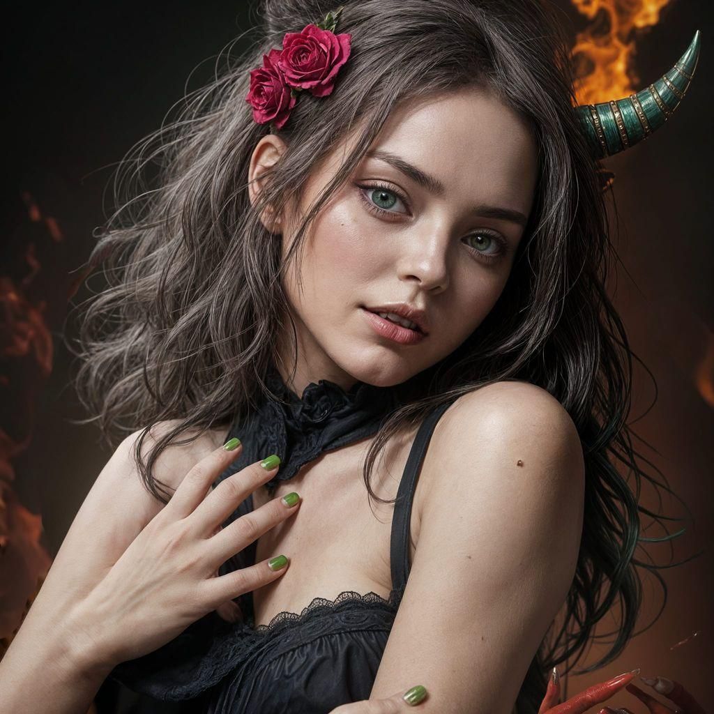 Hyperrealistic Portrait: Beauty and the Beast