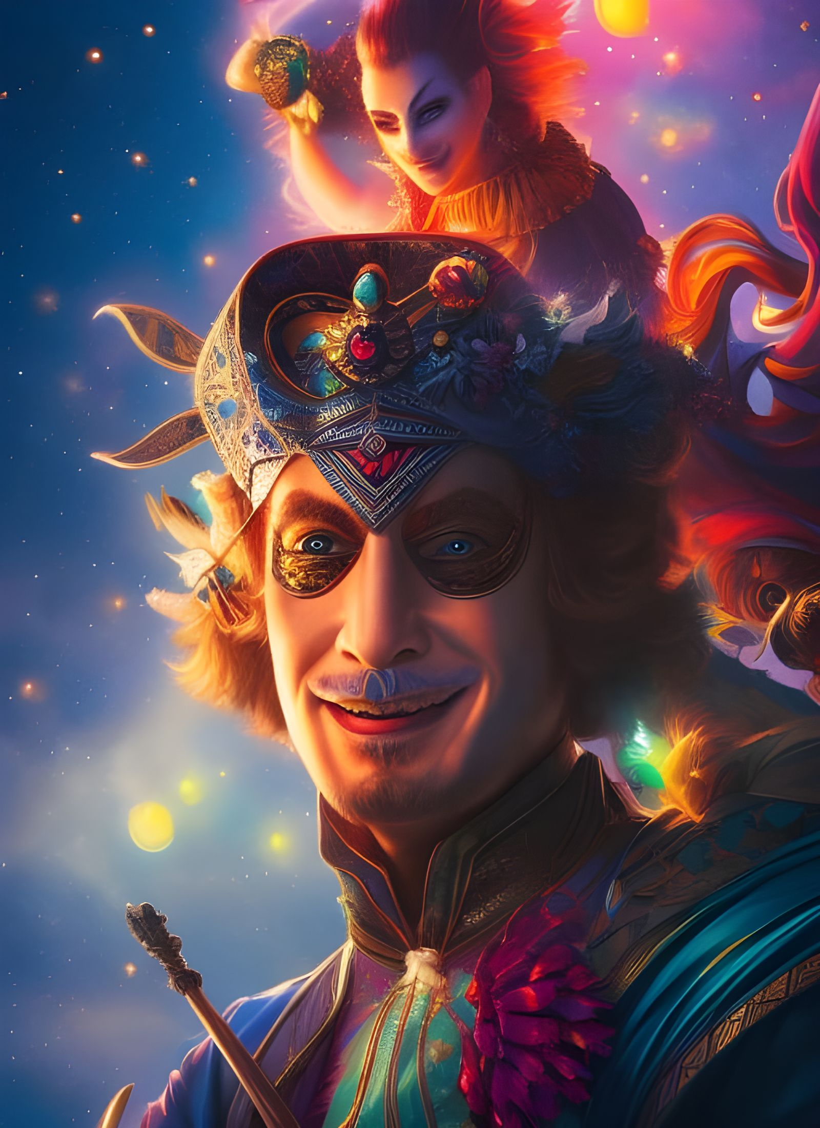 Mischievous Jester at Fantasy Medieval Festival