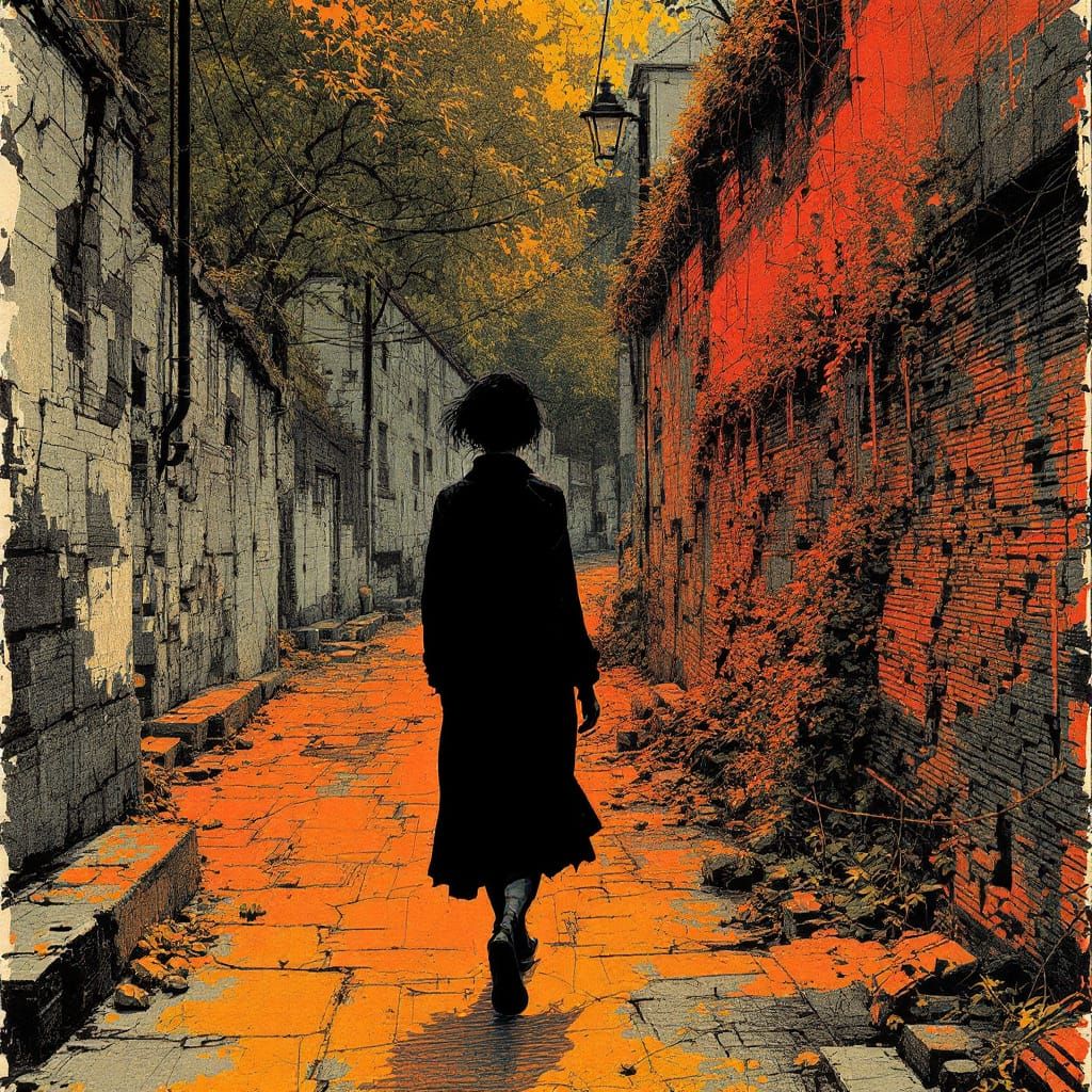 Kinetic Lines and Hallucinatory Hues on Quiet Streets