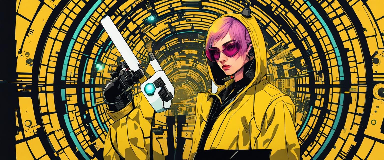 Cyberpunk Cityscape at Night