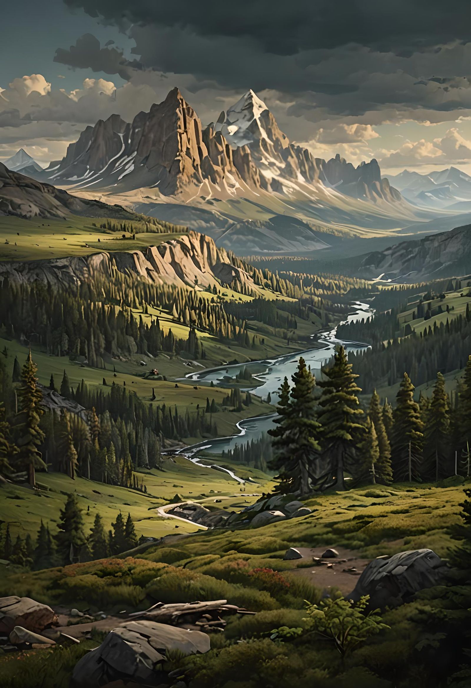 Breathtaking Landscape Vista in High Resolution