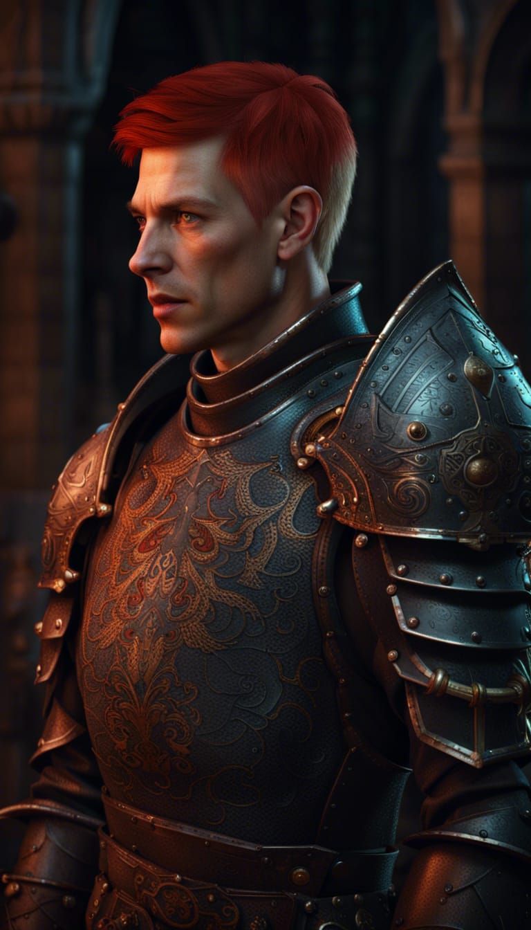 Discworld Night Watch Guard in Detailed Digital Art