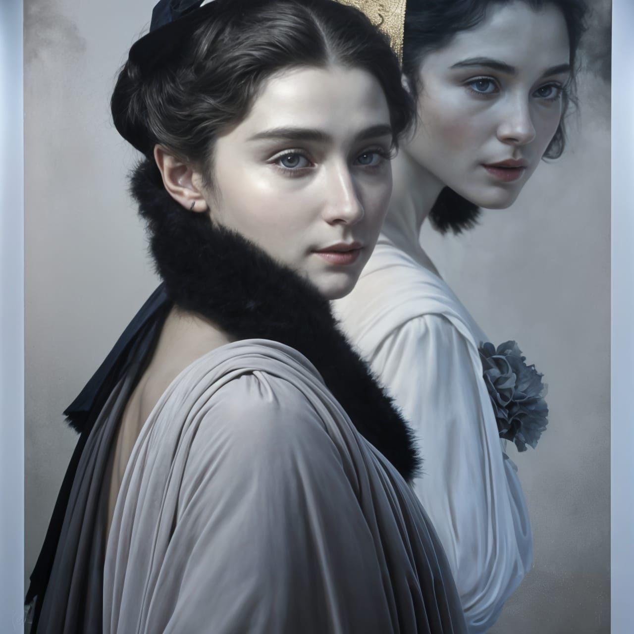 Hyperrealist Portrait of People in Sunday Best