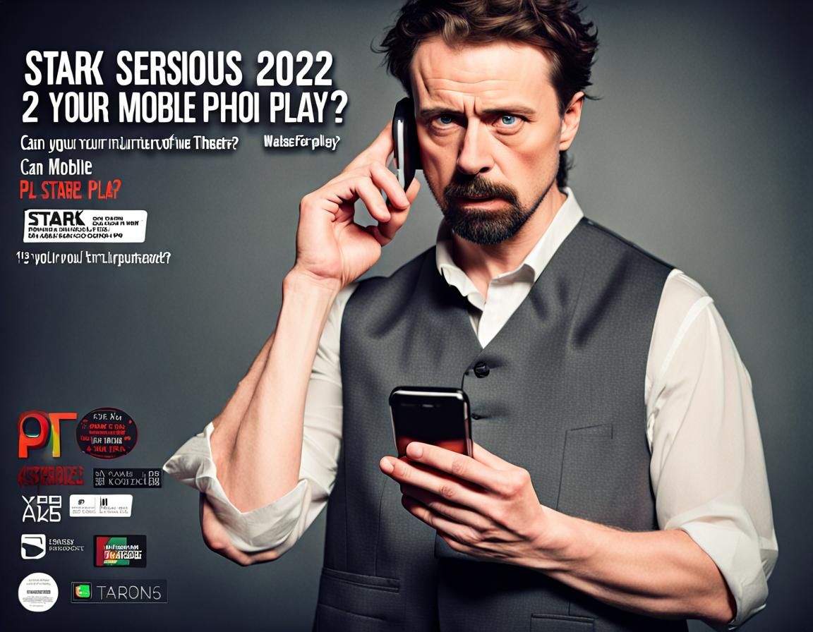 Dramatic Theatre Play Poster: Turn Off Your Phone