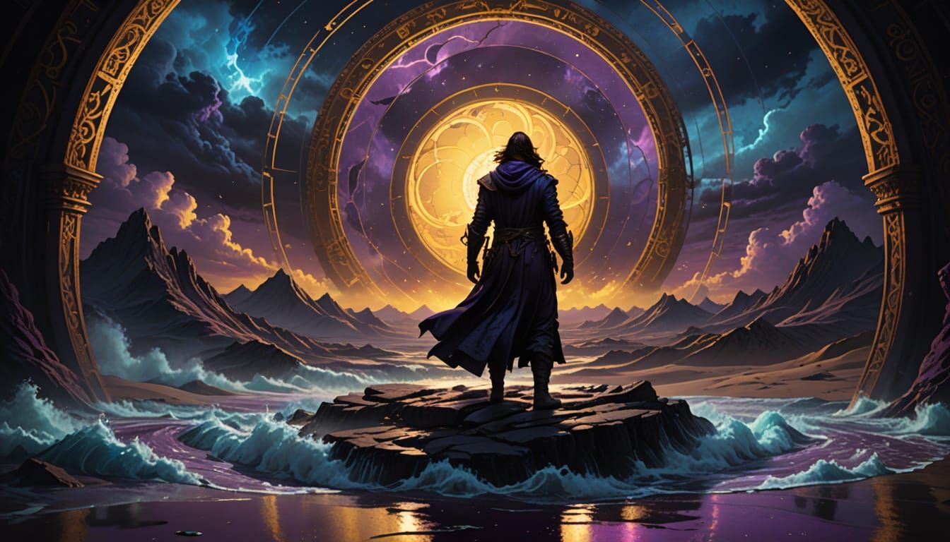 Ethereal Glass Dome Ascends in Desert Twilight