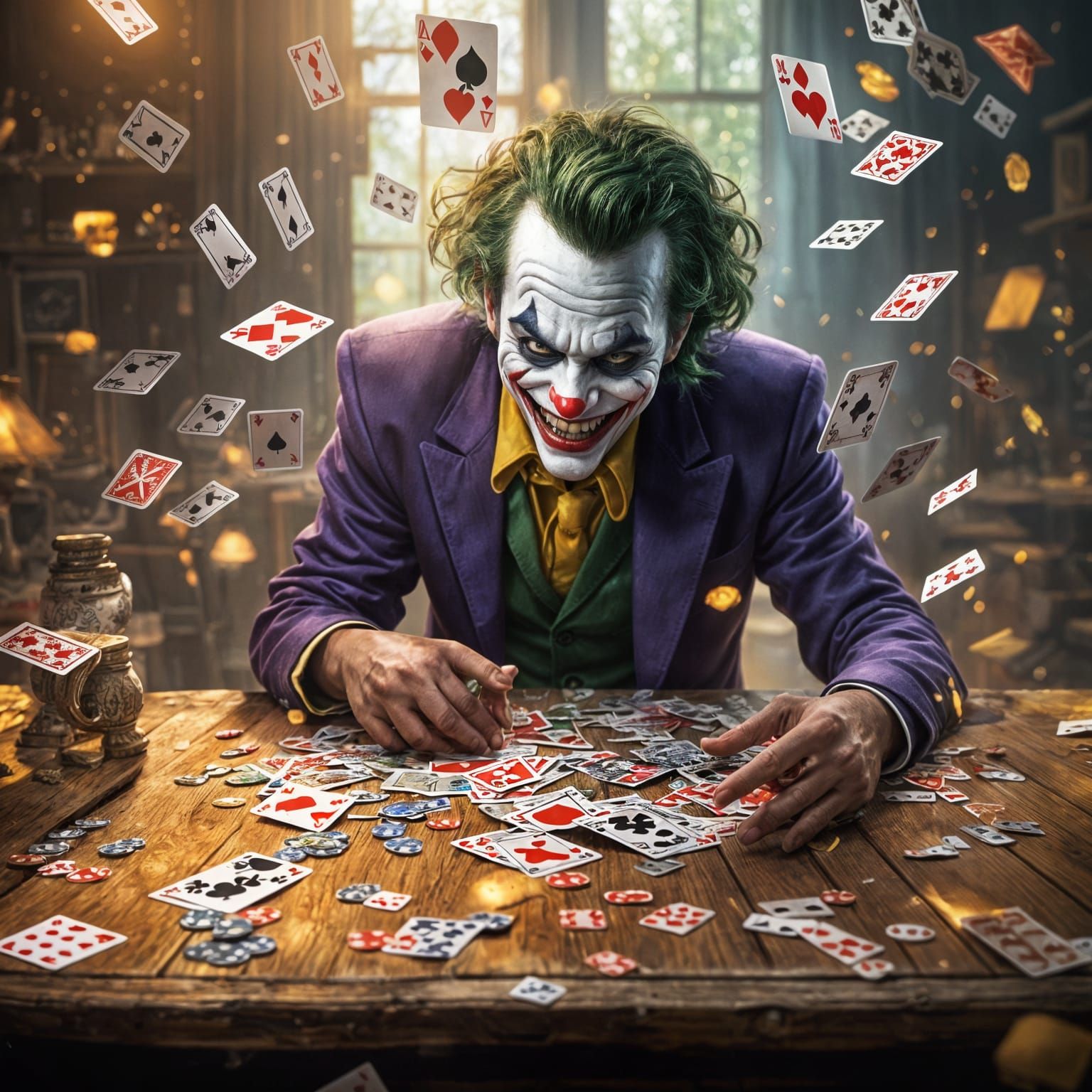 Joker Emerges From Playing Card Portal