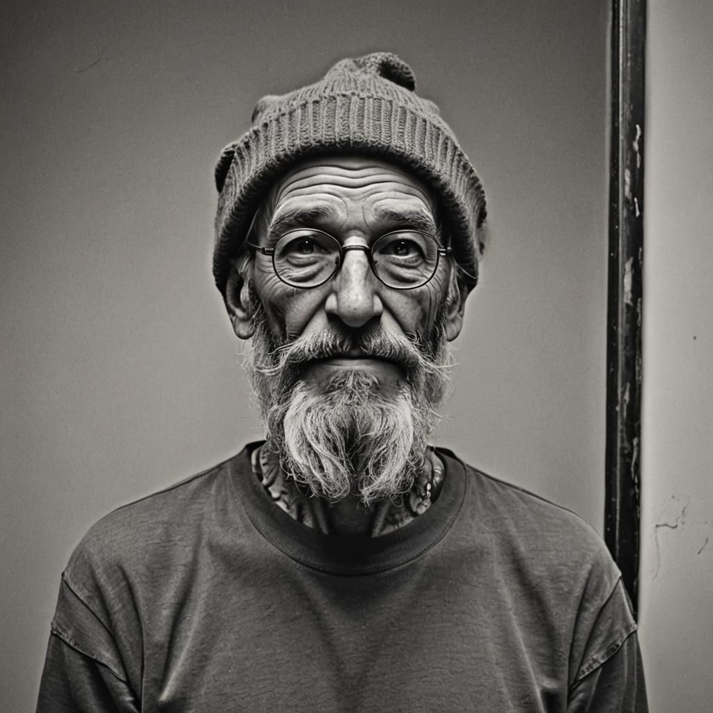 Man's Reflection: A Detailed Matte Painting