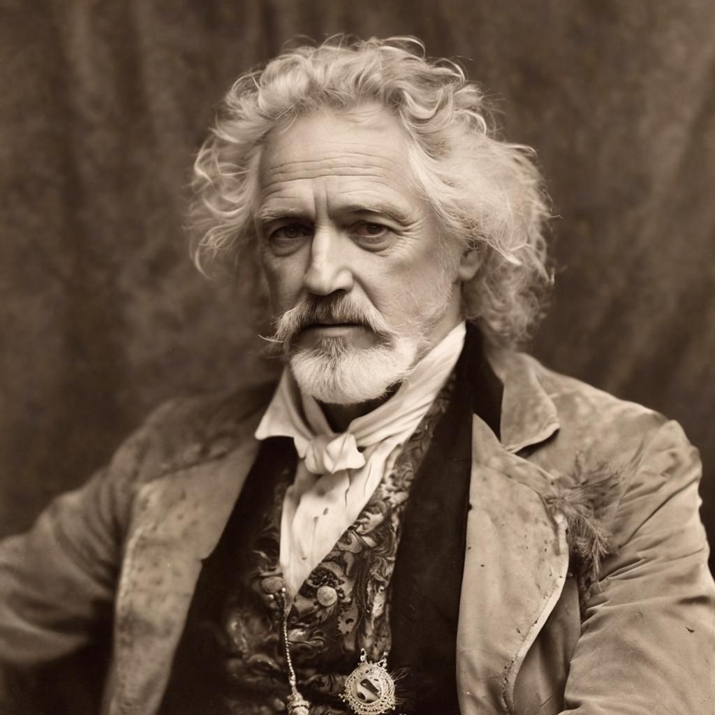 Otto Rapp in 19th Century Sepia Portrait