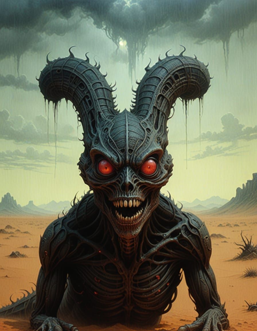 Reptilian Wraith of the Desert Wastes