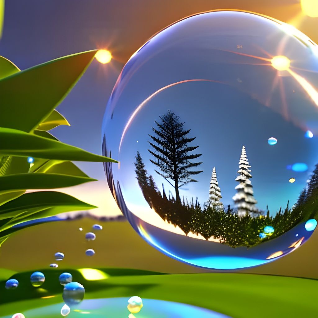 A Giant Glassy Christmas Bubble