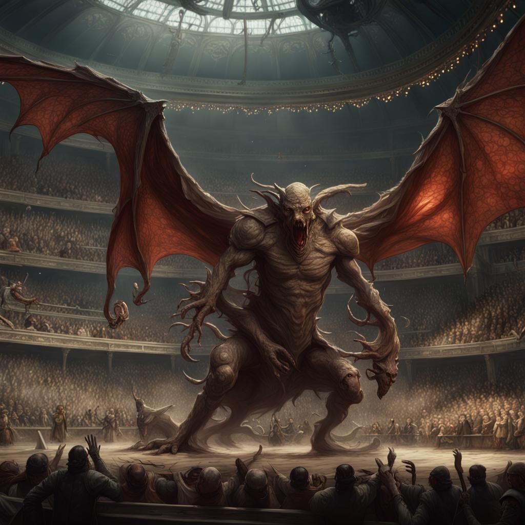 Epic Fantasy Battle in a Dark Tournament of Death