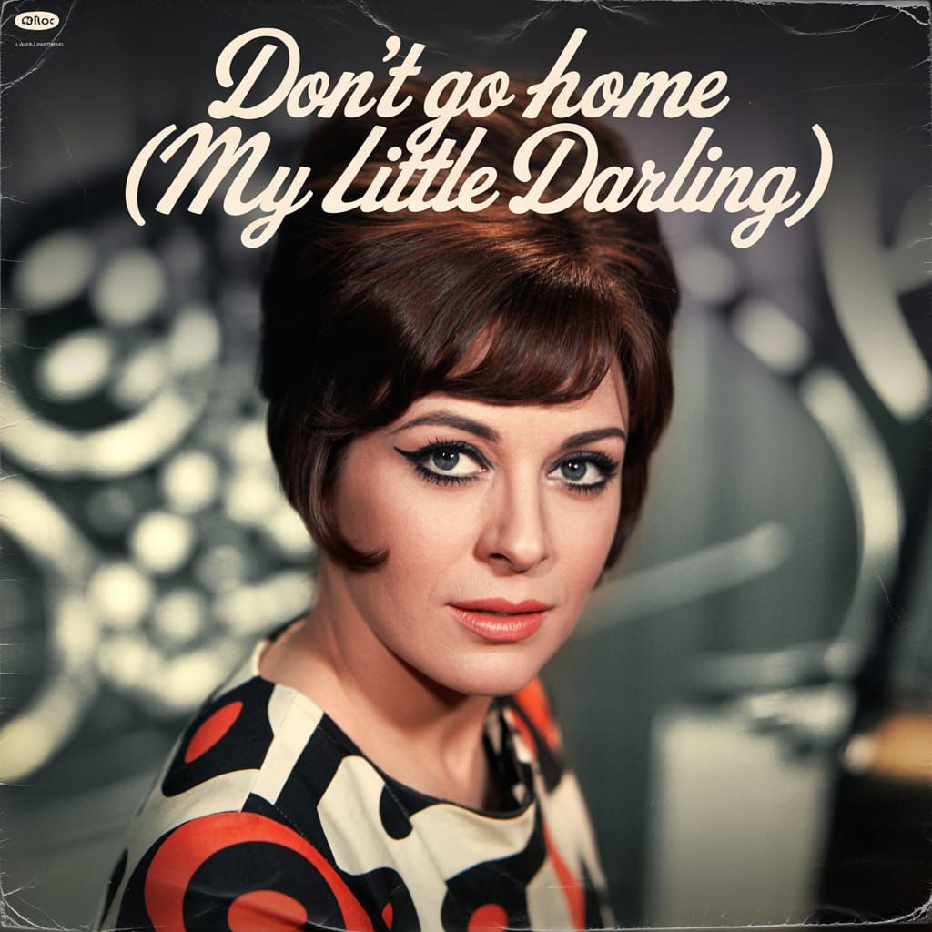 Vintage LP Cover Portrait of a British Actress