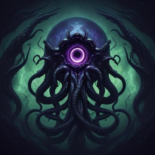 Cosmic Horror: Tentacled Abomination in the Void