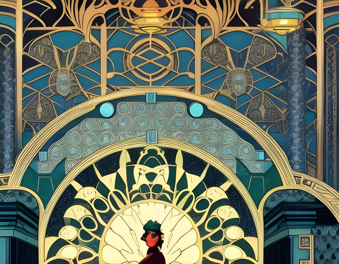 CLUE Reimagined: Art Nouveau Graphic Novel Concept