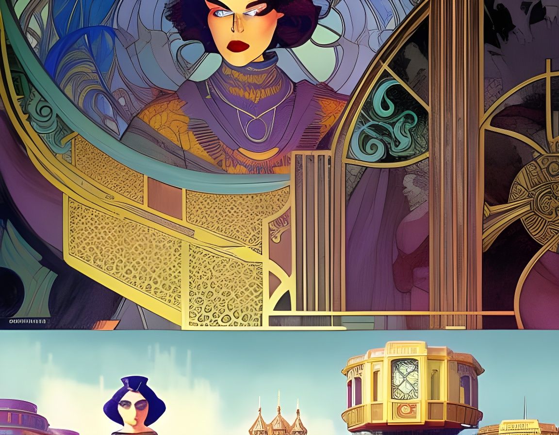 Clue Reimagined: Art Nouveau Graphic Novel