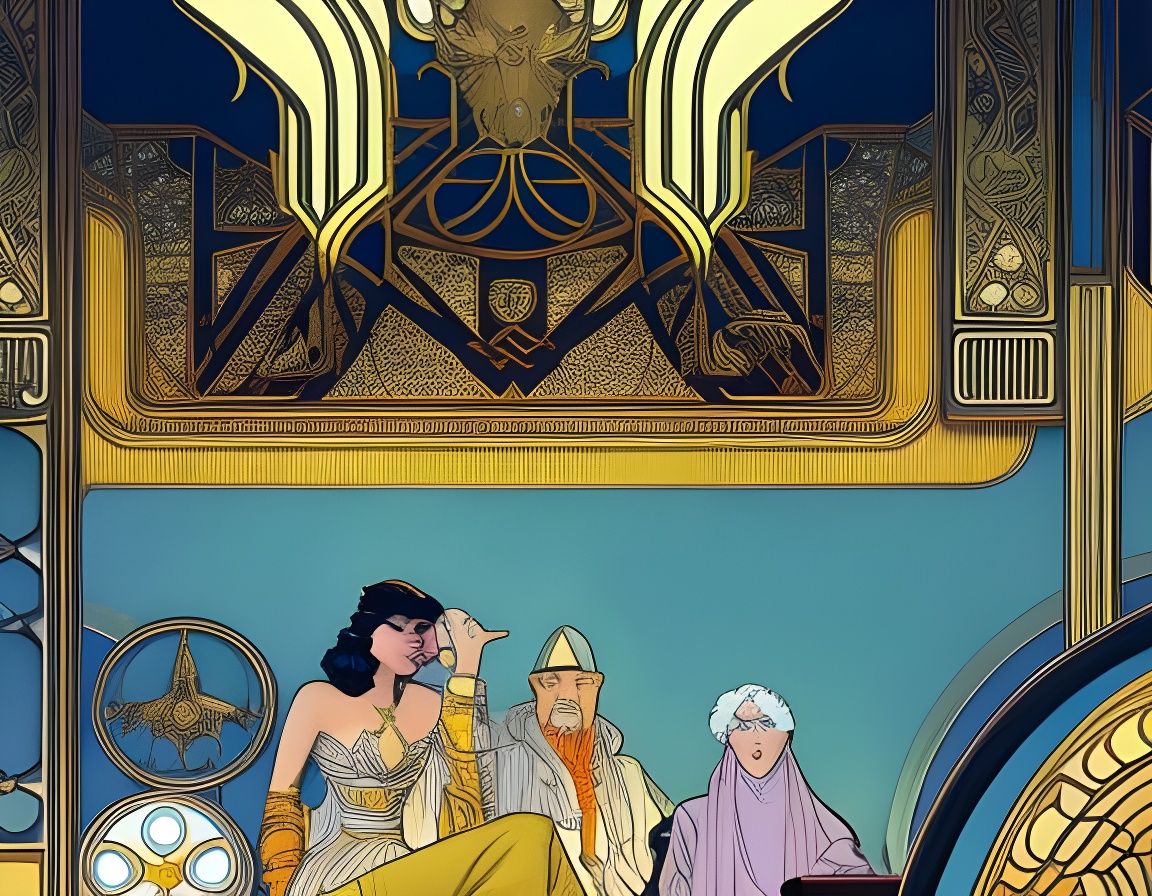 Clue Series as Art Nouveau Graphic Novel