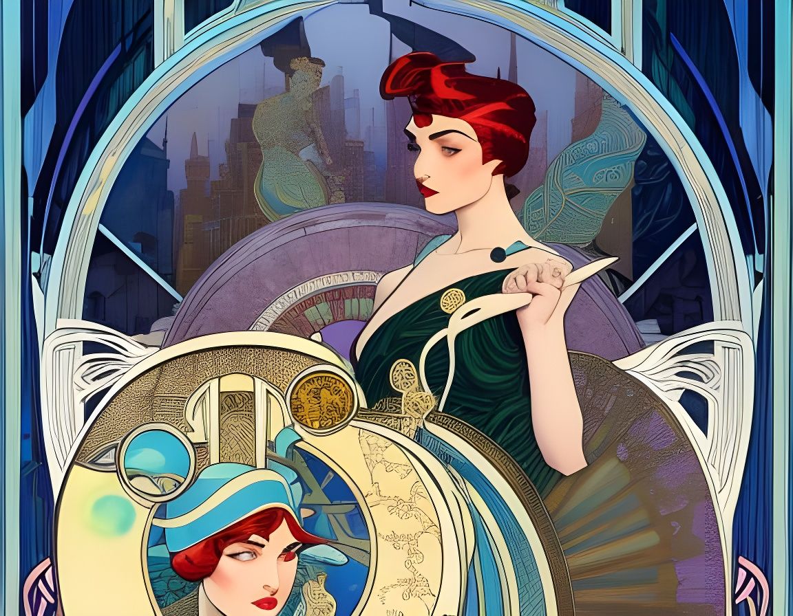 Clue Reimagined as Art Nouveau Graphic Novel