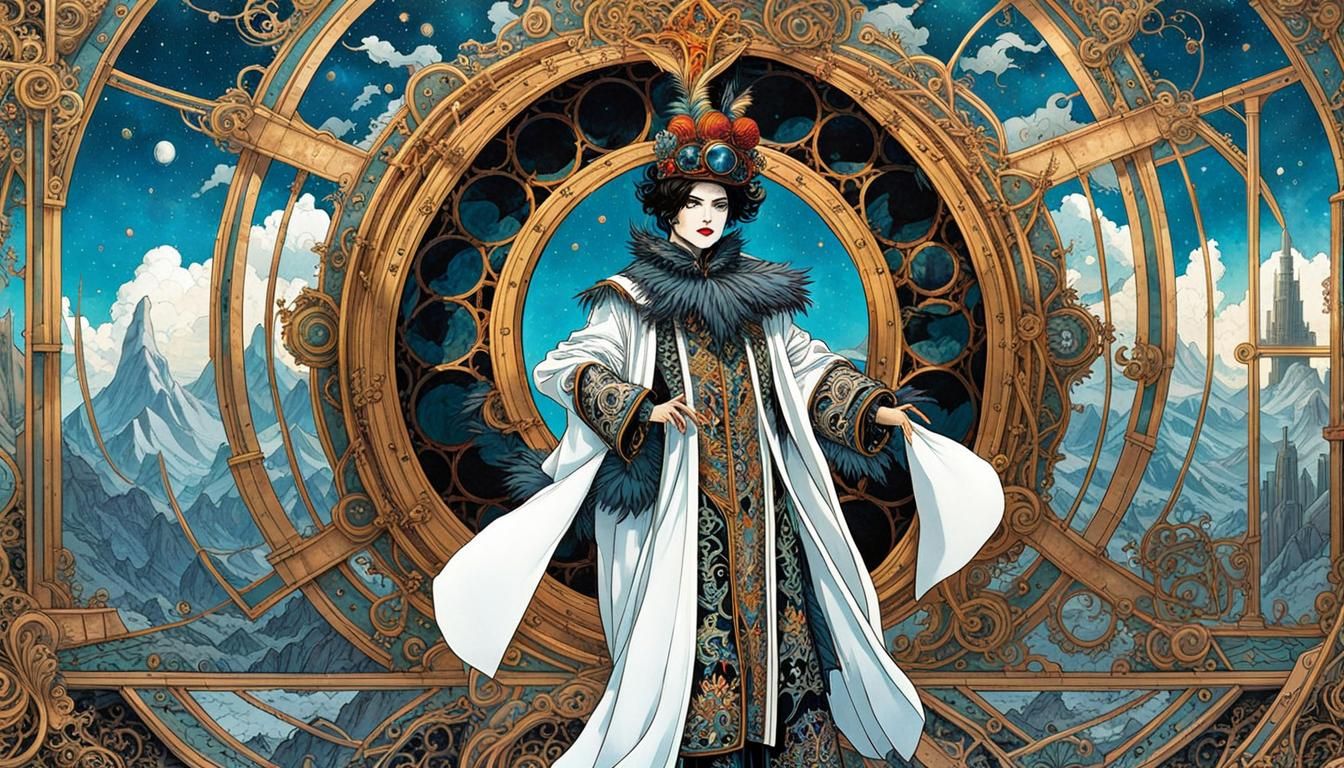 Rock n Roll Pierrot in a Glass Labyrinth