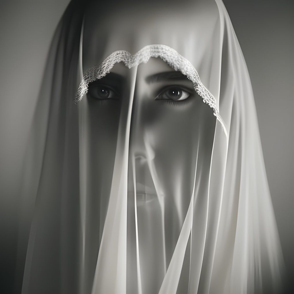 Ethereal Portrait of a Phantom in Deep Color