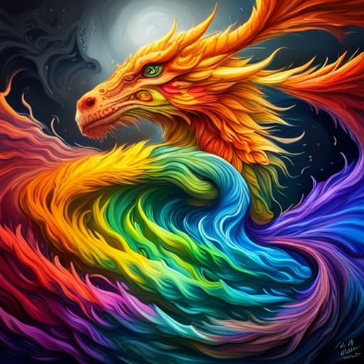 Rainbow dragon