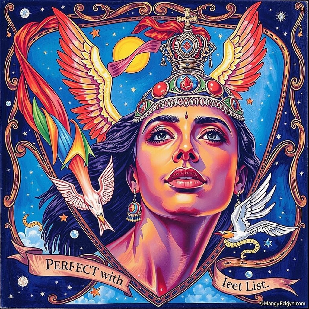 Abstract Explosion of Creativity and Artistic Genius