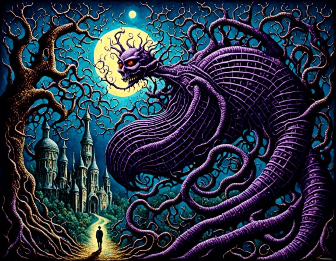 the Thing in the woods