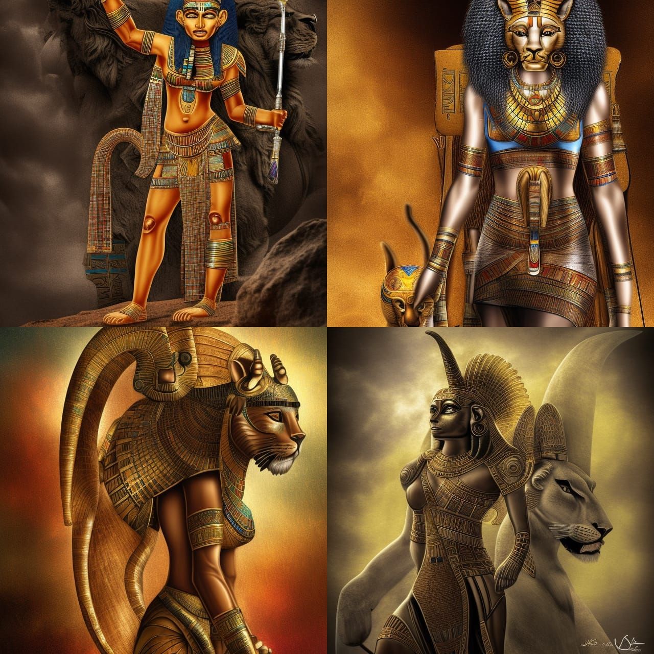 Sekhmet Lioness: Ancient Egyptian Warrior Goddess