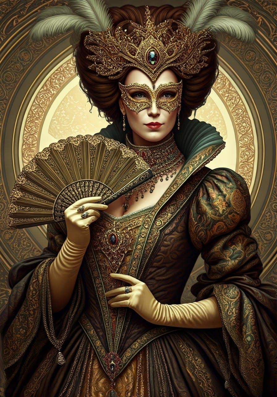 Venetian Carnival Woman