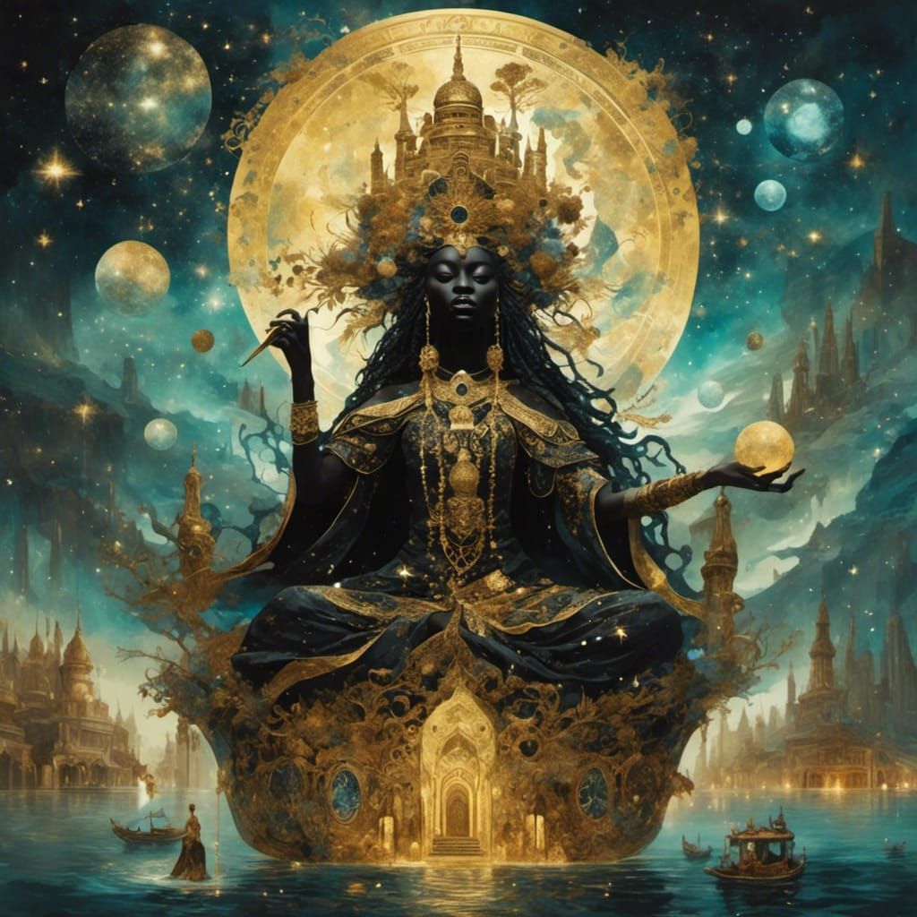 Mythical Black Queen Califia