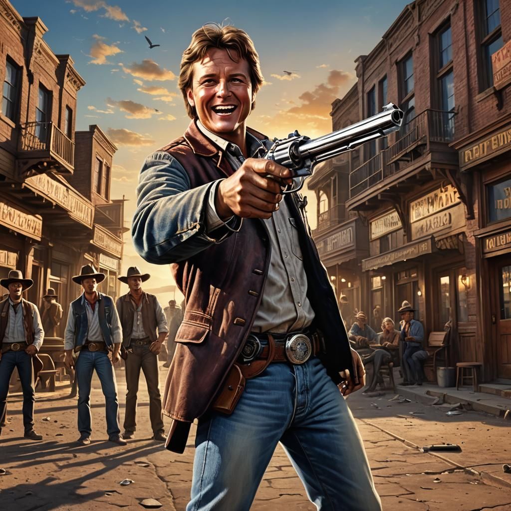 Marty McFly in Wild West Shootout