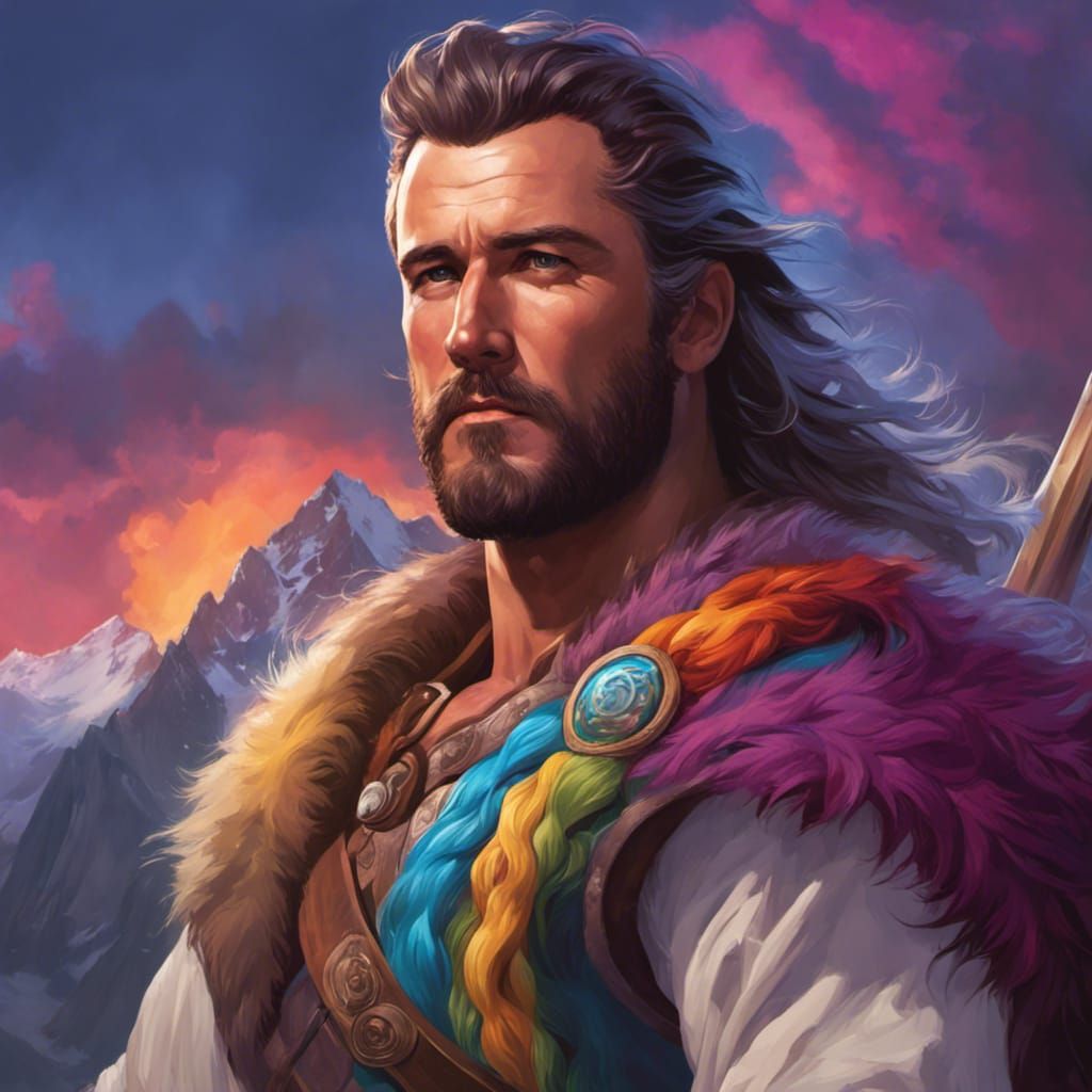 The magic of a viking leader