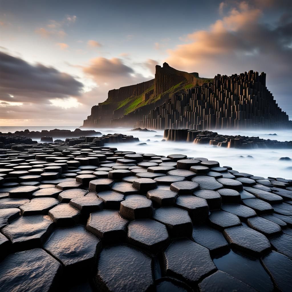 Giant's Causeway, County Antrim, Northern Ireland.