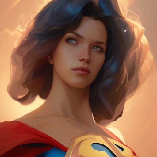 Hyperdetailed Female Superhero Portrait in Unreal Engine 5
