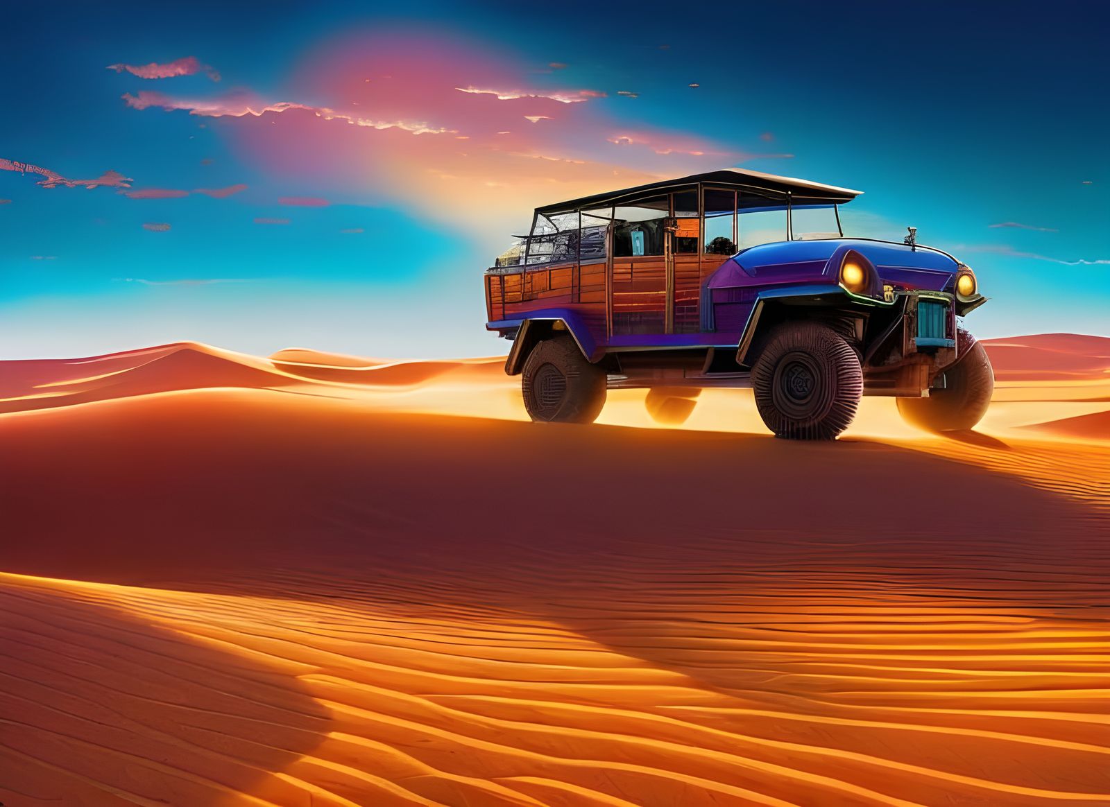 Cruisin' the Sahara Desert