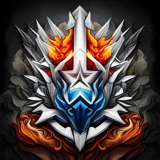 Army Medic Coat of Arms in Graffiti Style