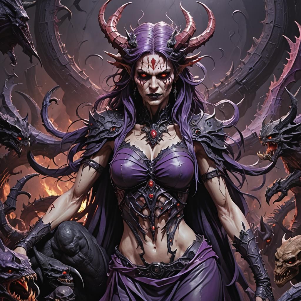 Lilith, Mother of Demons, in the Underworld