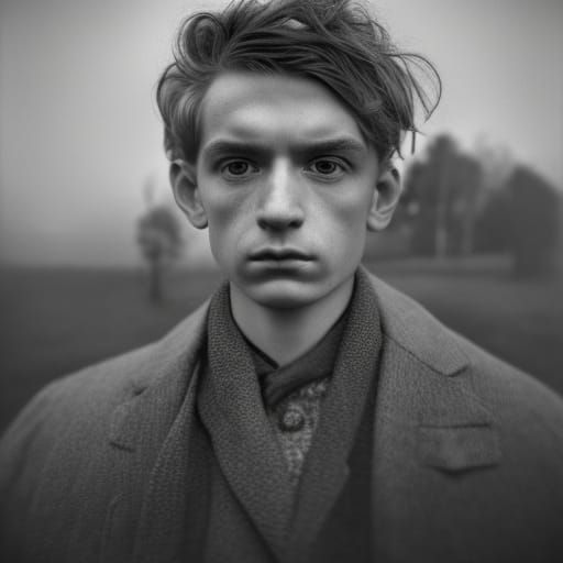 Hamlet: A Symbolic Portrait in 19th Century Style