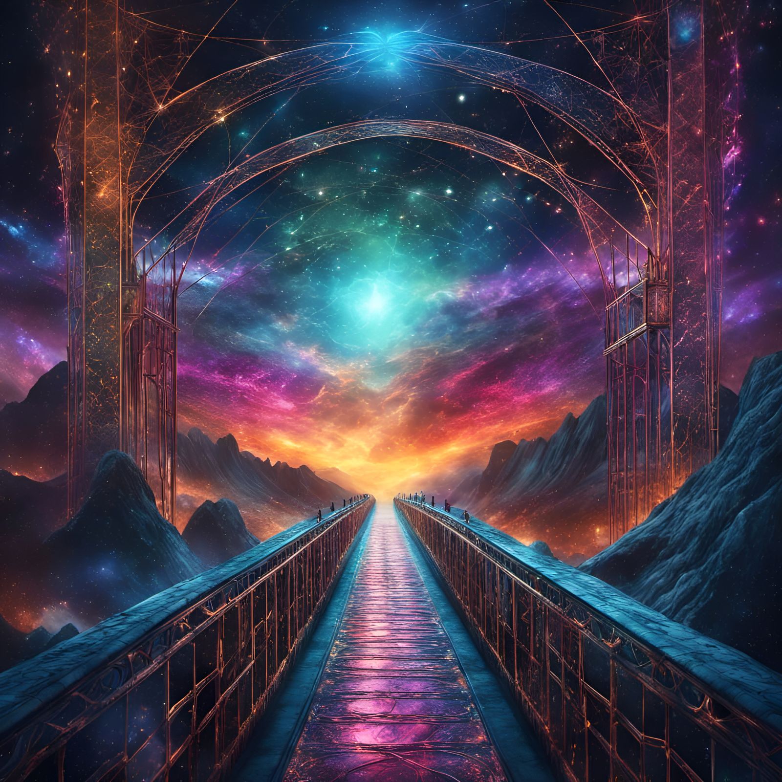 The neverending bridge into the cosmos