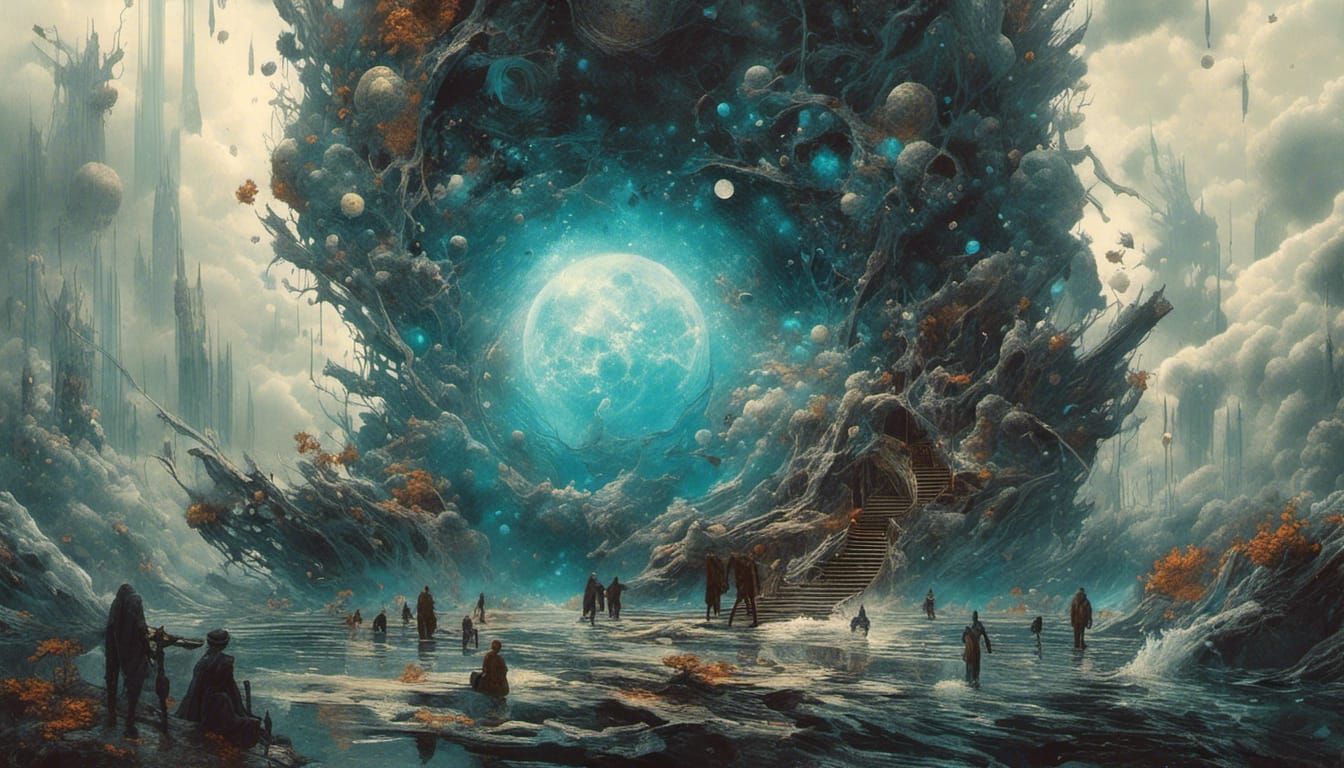 Dark Fantasy Portal Art in 8k Resolution