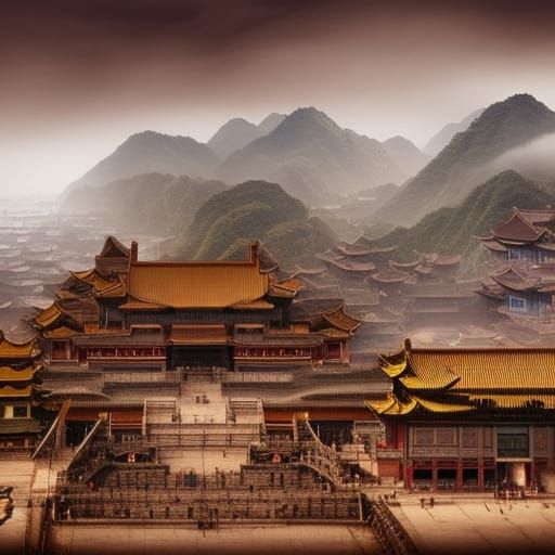 Epic Cinematic China: Detailed Digital Matte Painting