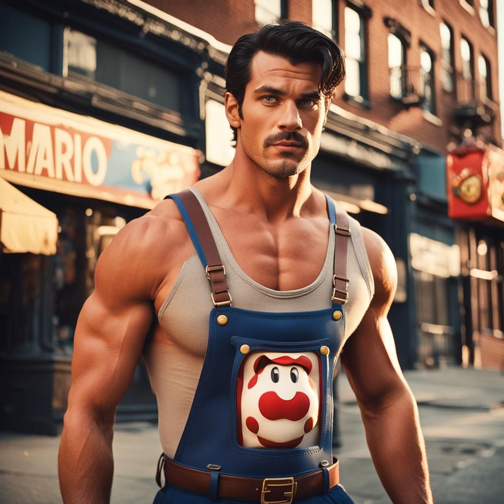 1950s Style Mario Advertisement