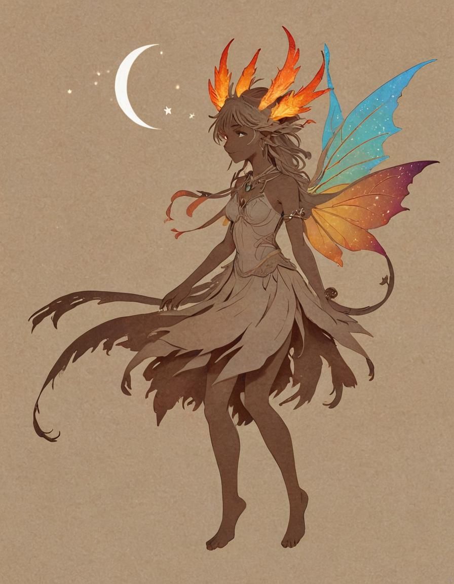 Whimsical Fantasy Key Visual in Anime Style