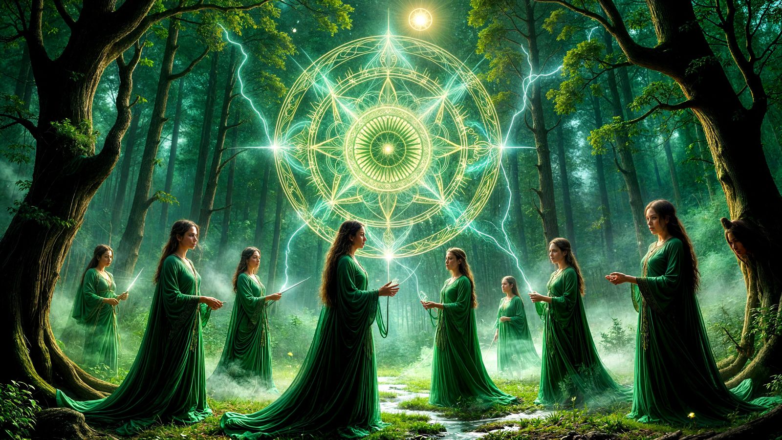 Green Ajah In The Woods...