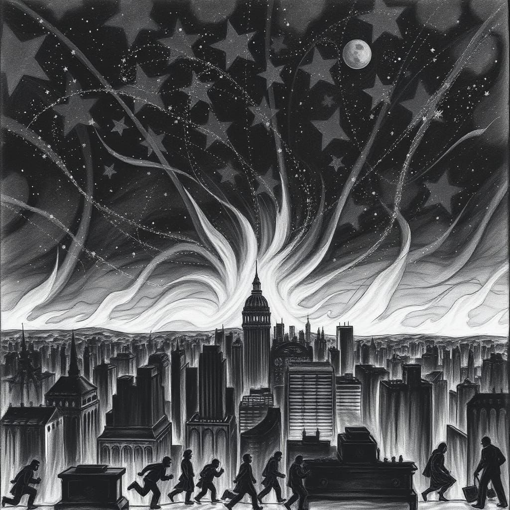 City Awakens Under Starry Sky After Tragic Night