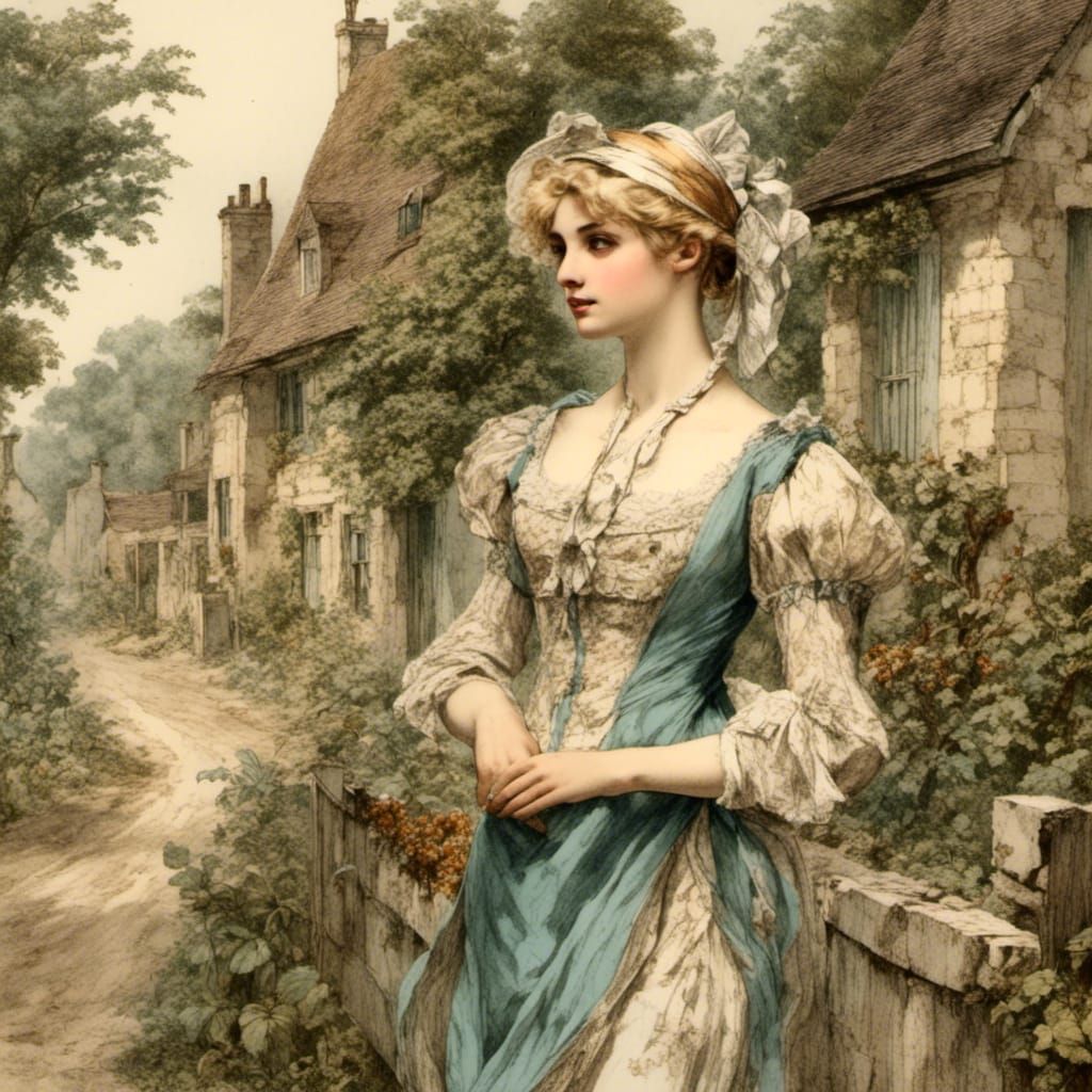 Regency Beauty in a Village Lane