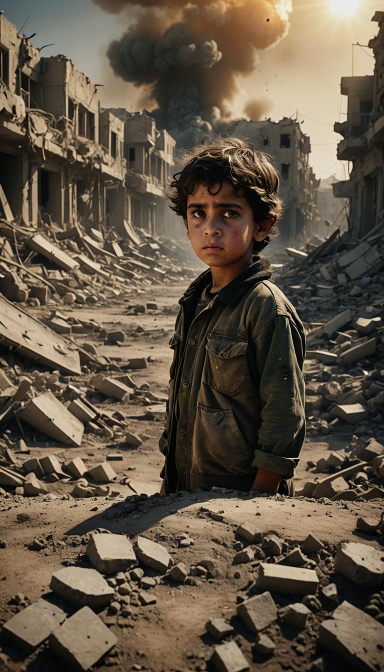 War and Reflection: A Digital Matte Painting