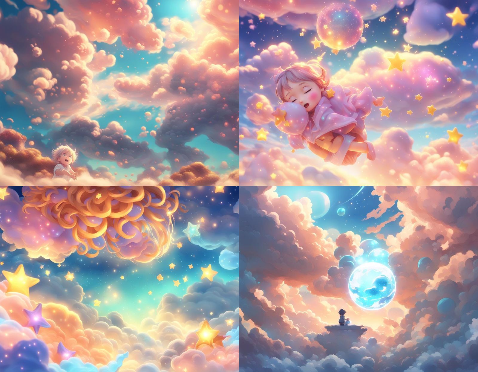 Breathtaking Anime-Inspired Concept Art of a Baby Sky