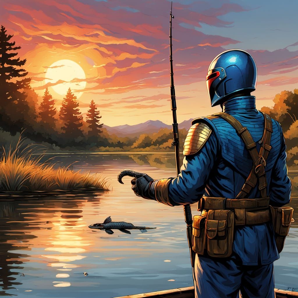 Cobra Commander in Golden Hour Serenity
