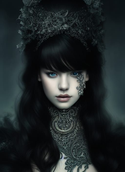 Woman Destroys World in Ethereal Vaporwave Style