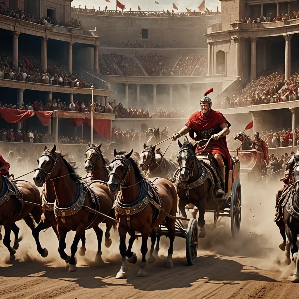 Ben Hur Chariot Race in Circus Maximus